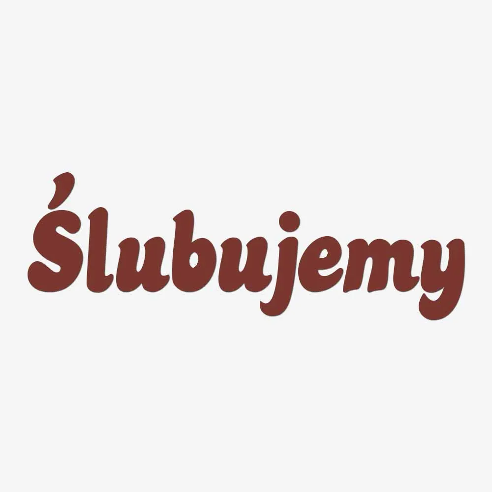 Ślubujemy miniatura brązowy