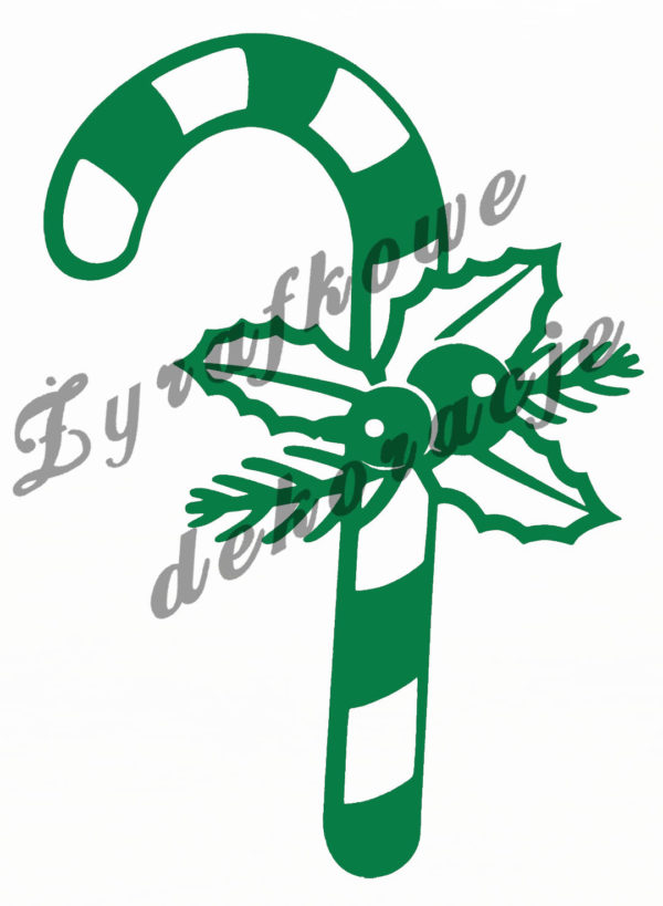 Cukierek świąteczny zielony