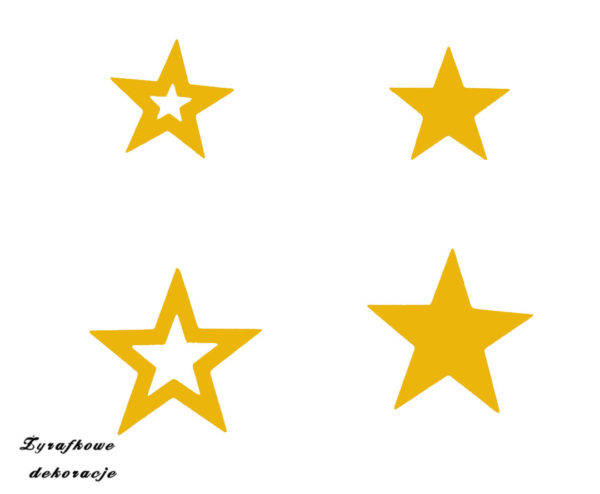 Gwiazdy MINI żółte