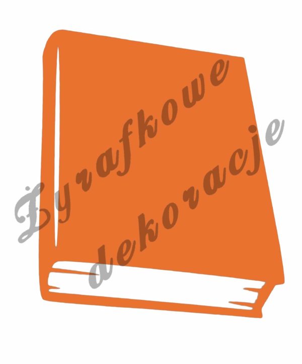 Zamknięta książka pomarańczowa