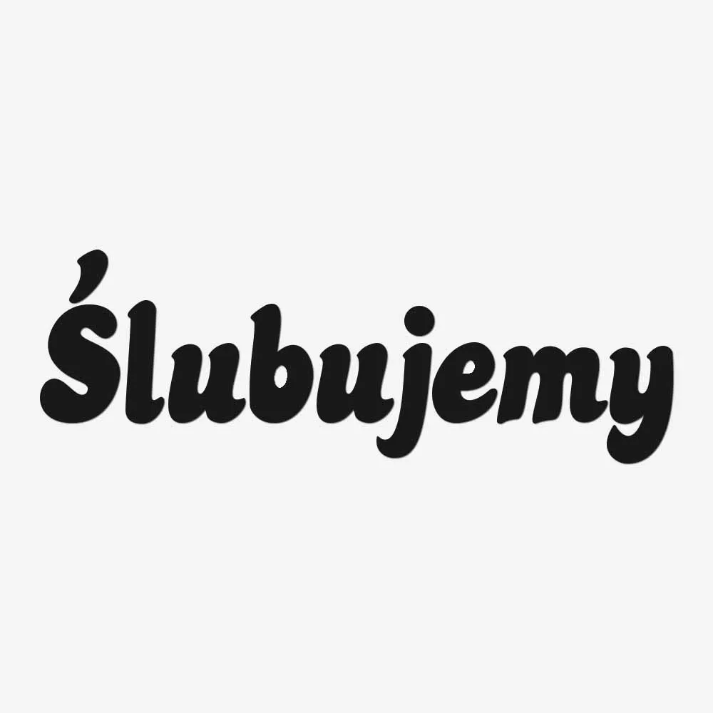 Ślubujemy miniatura czarny