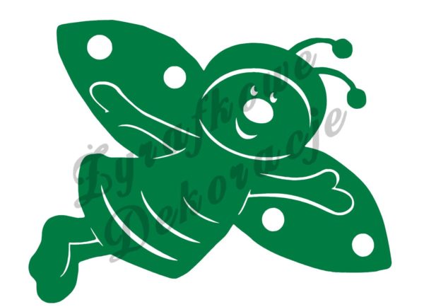 Biedronka lecąca zielony