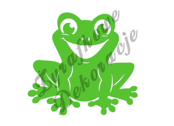 Żaba uśmiechnięta zielony jasny