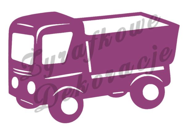 Ciężarówka fioletowy