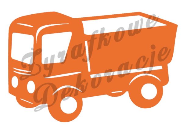 Ciężarówka pomarańczowy