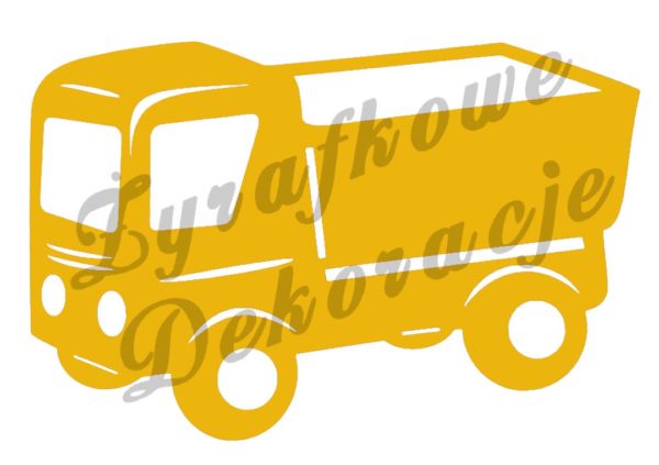 Ciężarówka żółty