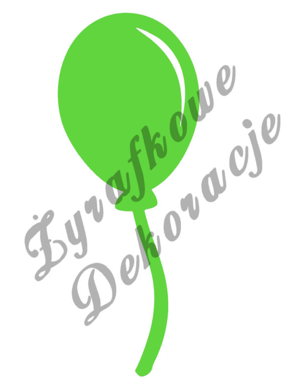 Balon zielony jasny