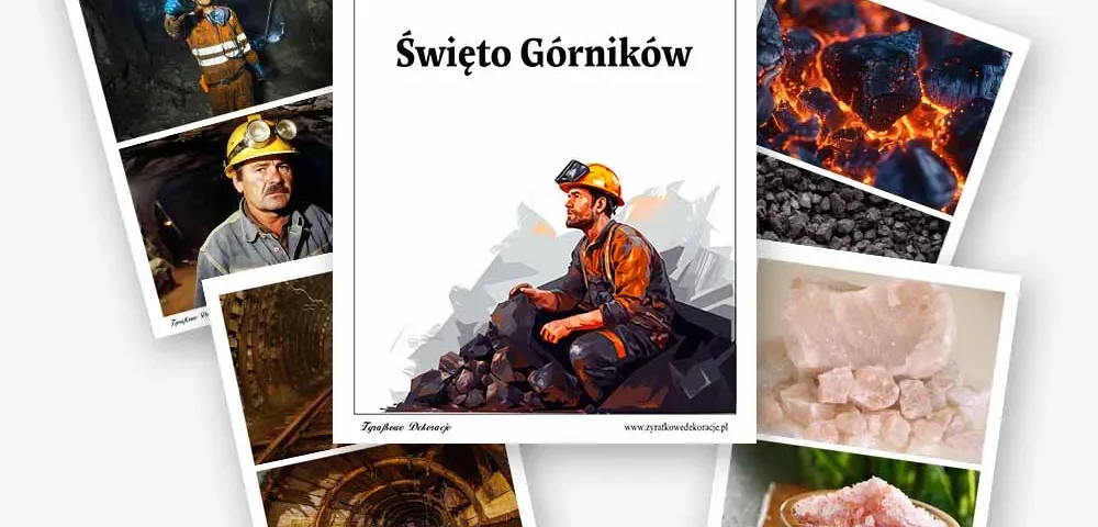 Barbórka górnicy miniatura