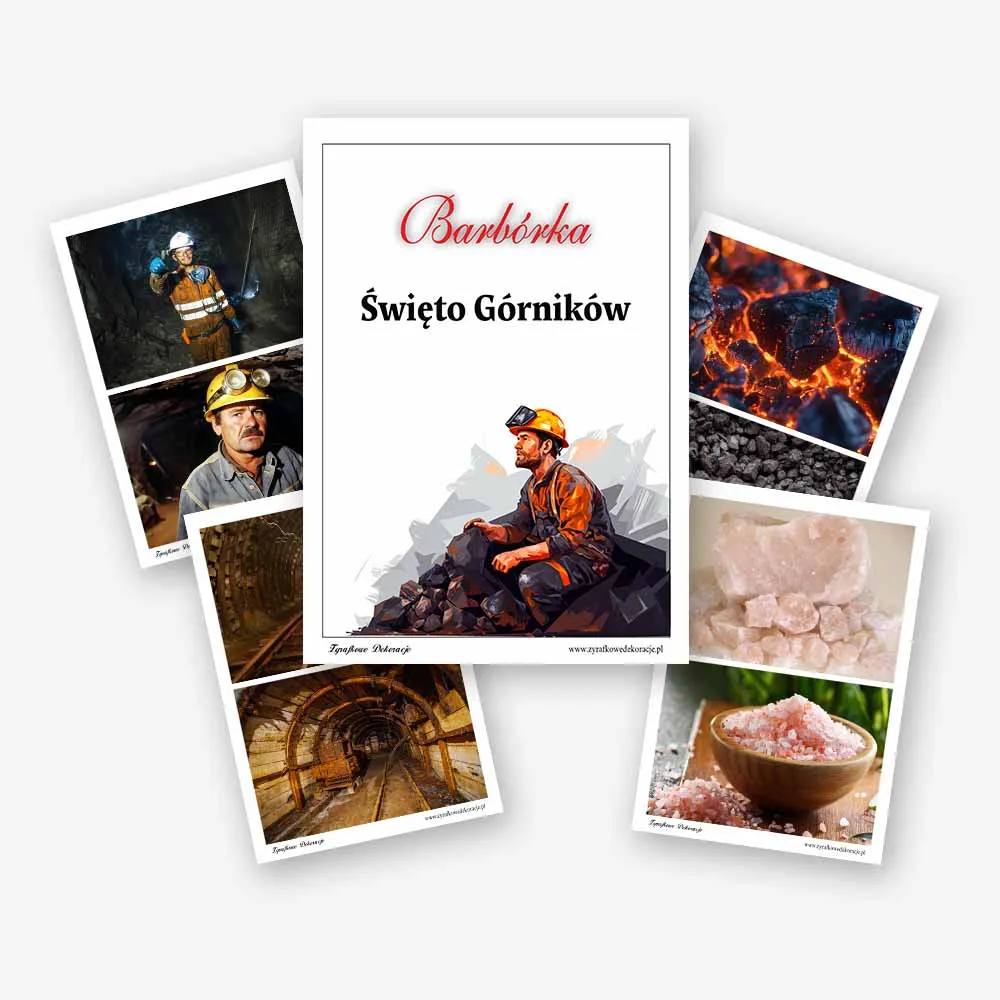 Barbórka górnicy miniatura
